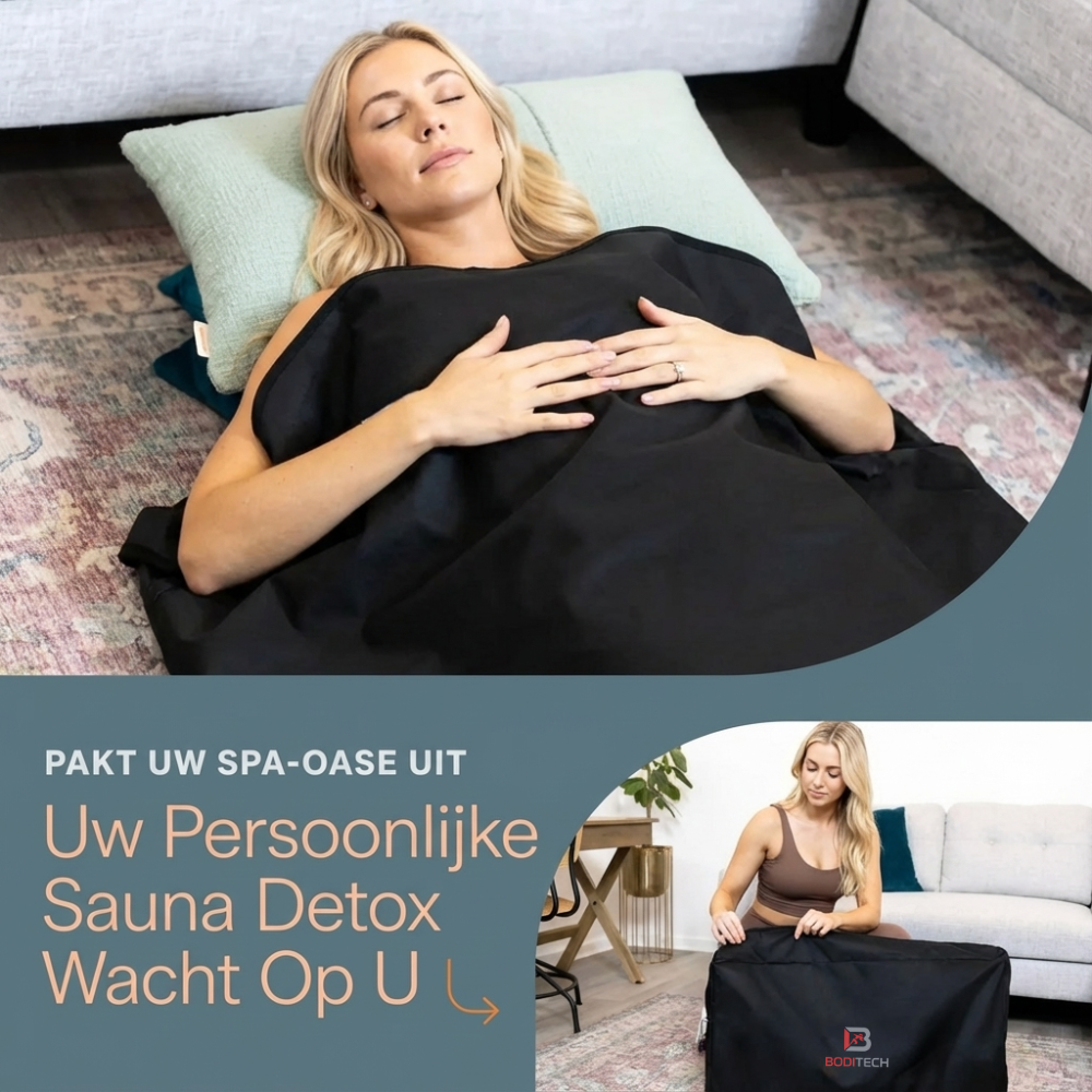 RejuvaWrap™ Infrarood Sauna Deken – Volledige Detox, Ontspanning & Herstel