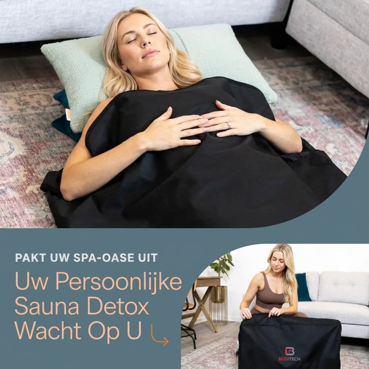 RejuvaWrap™ Infrarood Sauna Deken – Volledige Detox, Ontspanning & Herstel