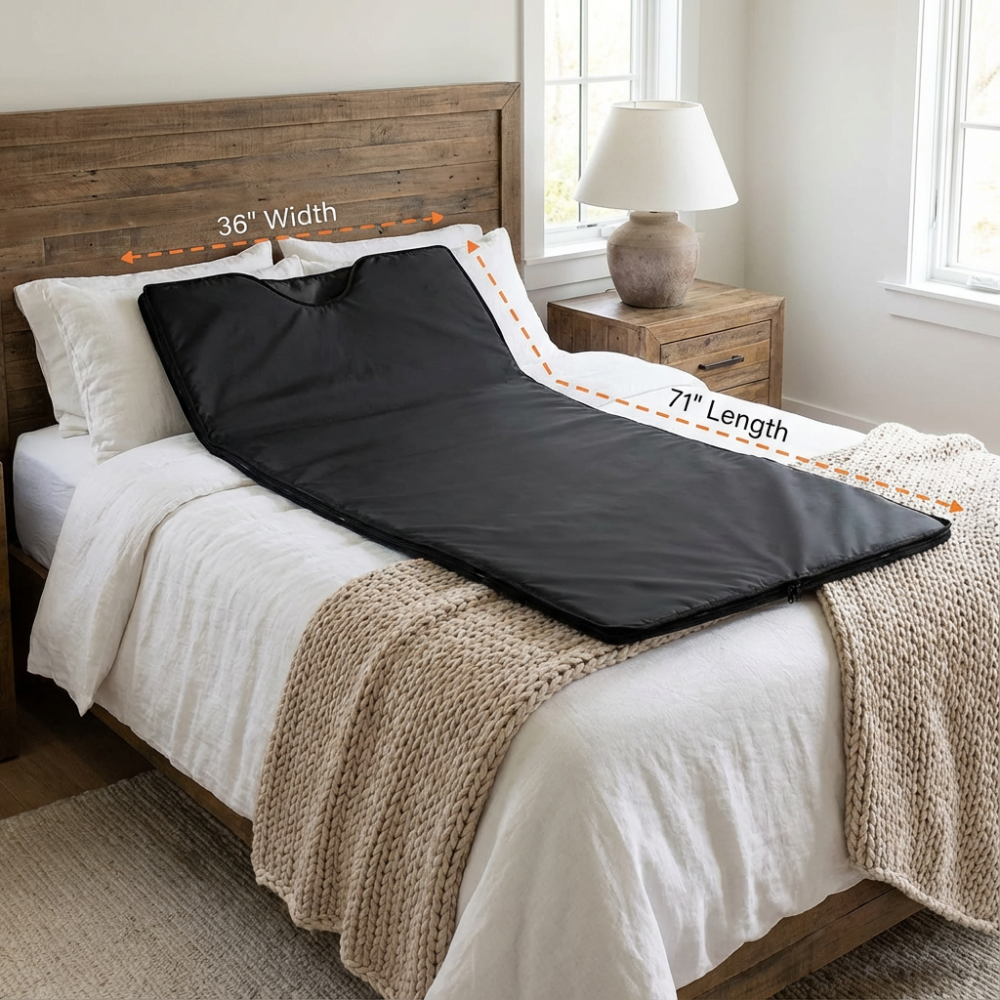 RejuvaWrap™ Infrarood Sauna Deken – Volledige Detox, Ontspanning & Herstel